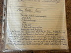 ADD ON Custom Family Recipe Keepsake - Embroidered Linen Tea Towel