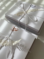 Personalised linen notecard set