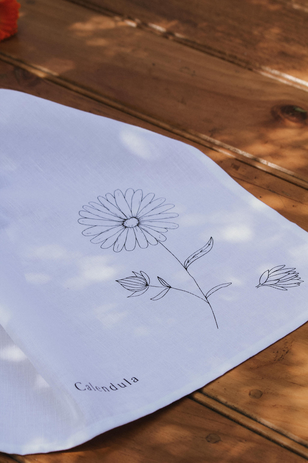 Calendula Tea Towel