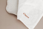 Custom Embroidered White Linen Napkin