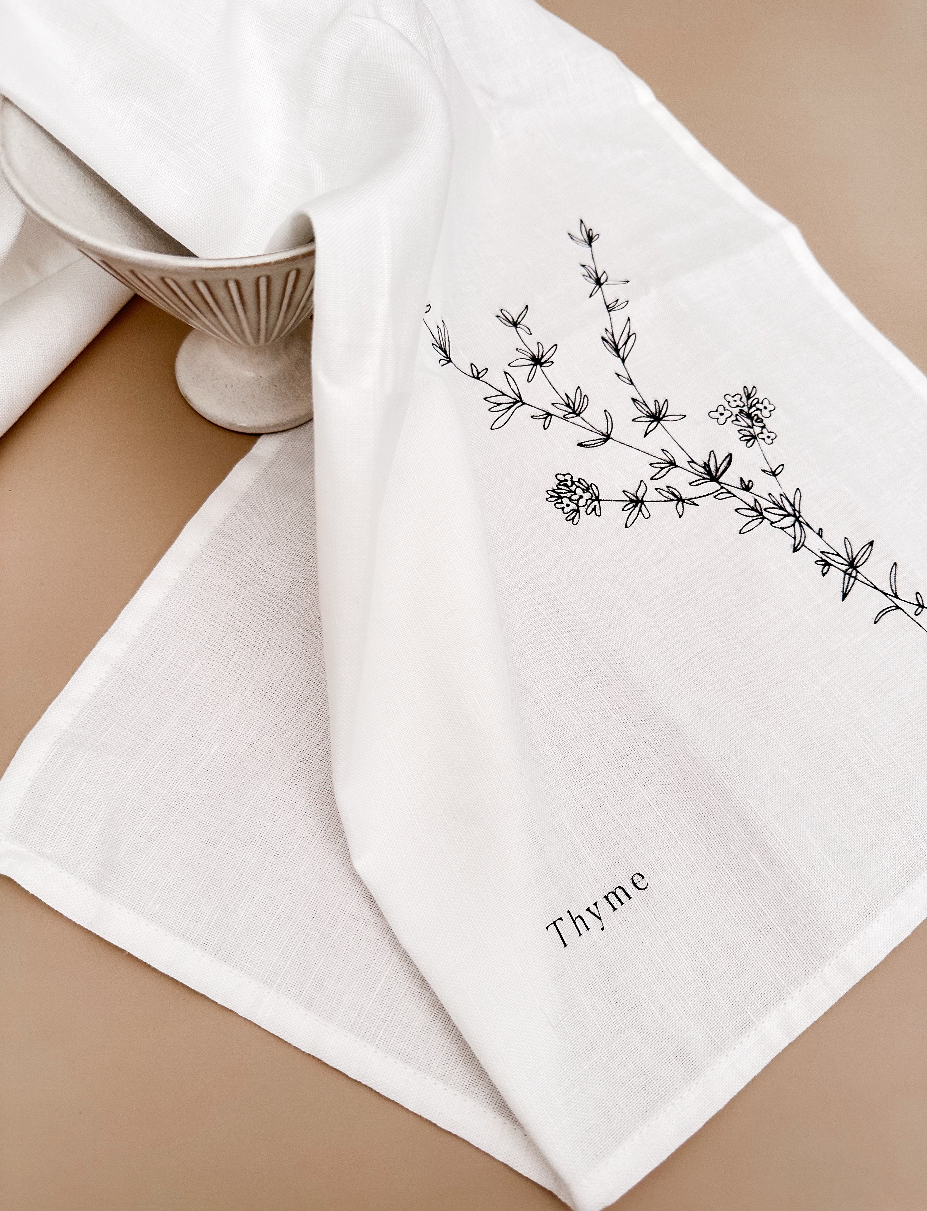 Thyme Tea Towel