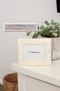 Custom embroidered handwritten note keepsake unframed