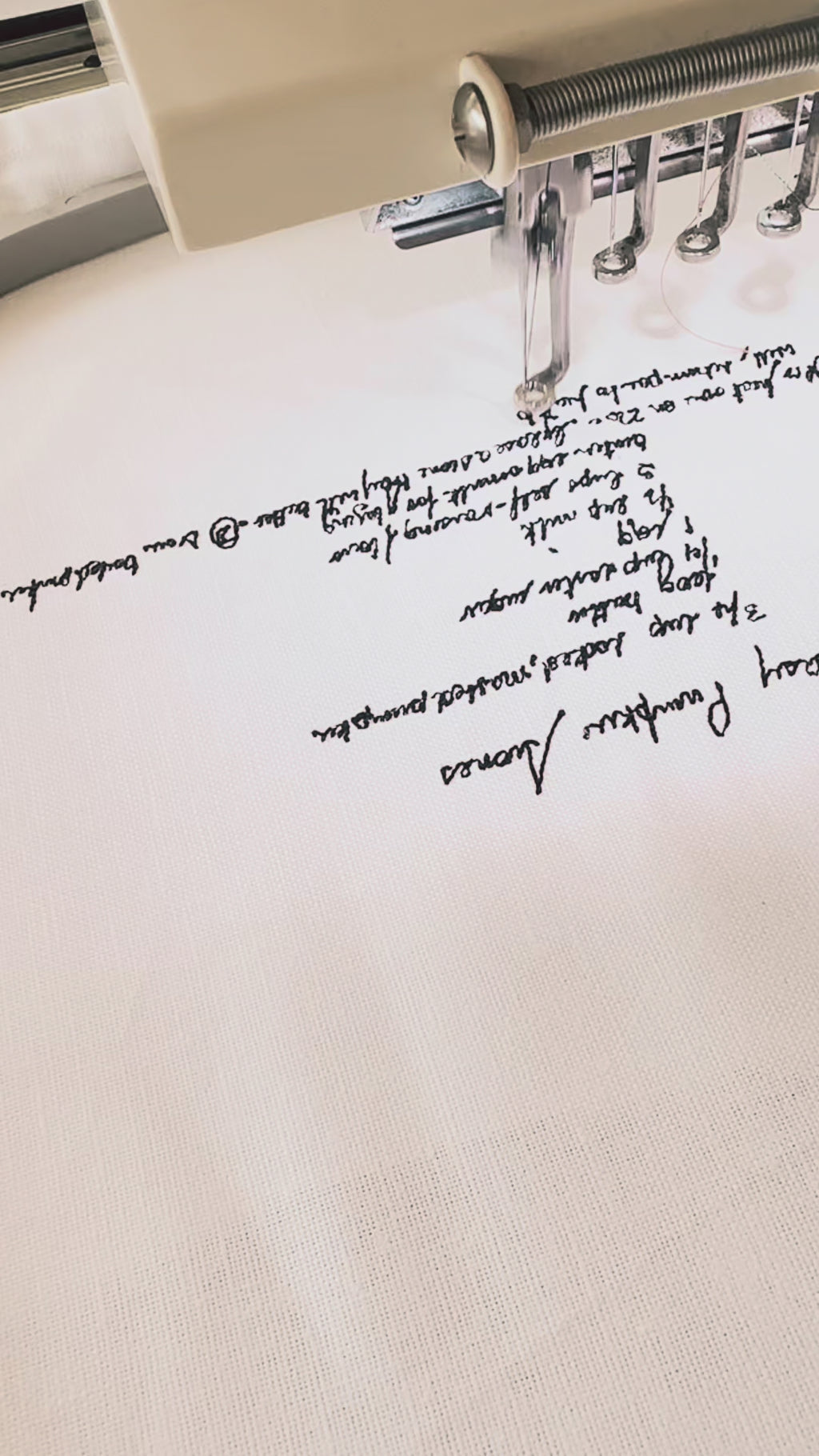 ADD ON Custom Family Recipe Keepsake - Embroidered Linen Tea Towel